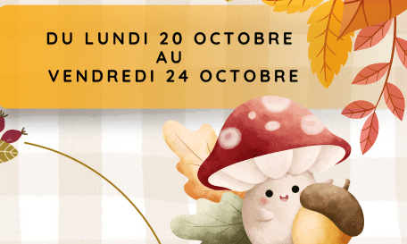 Accueil de loisirs : vacances d’Octobre 2025